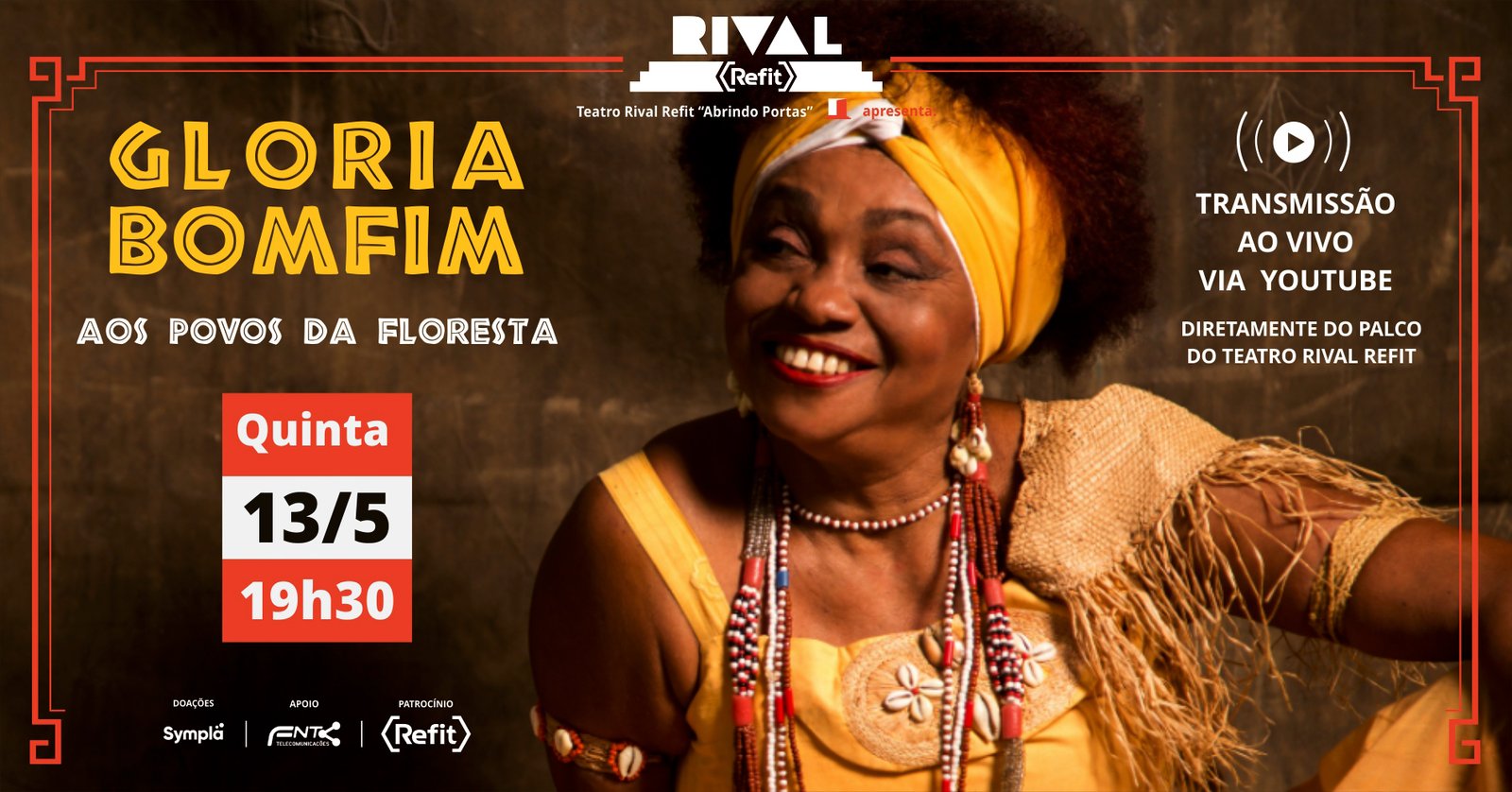 Gloria Bomfim aos povos da floresta
